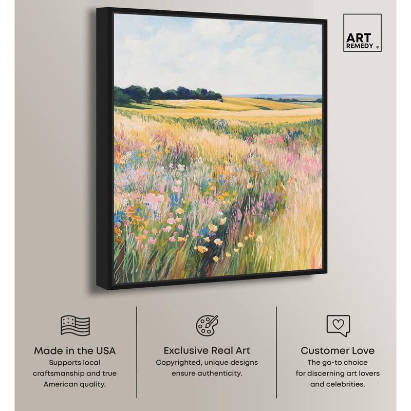 Open Field II Canvas by Art Remedy