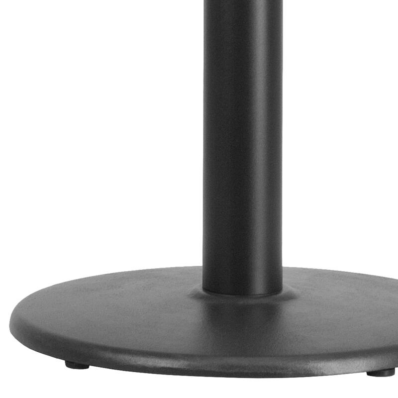 18" Round Restaurant Table Base with 3" Dia. Table Height Column - 18"D x 18"W x 28"H