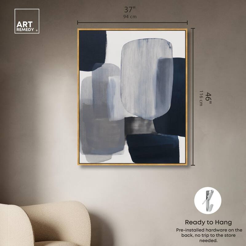 Oceanic Forms I Canvas by Art Remedy