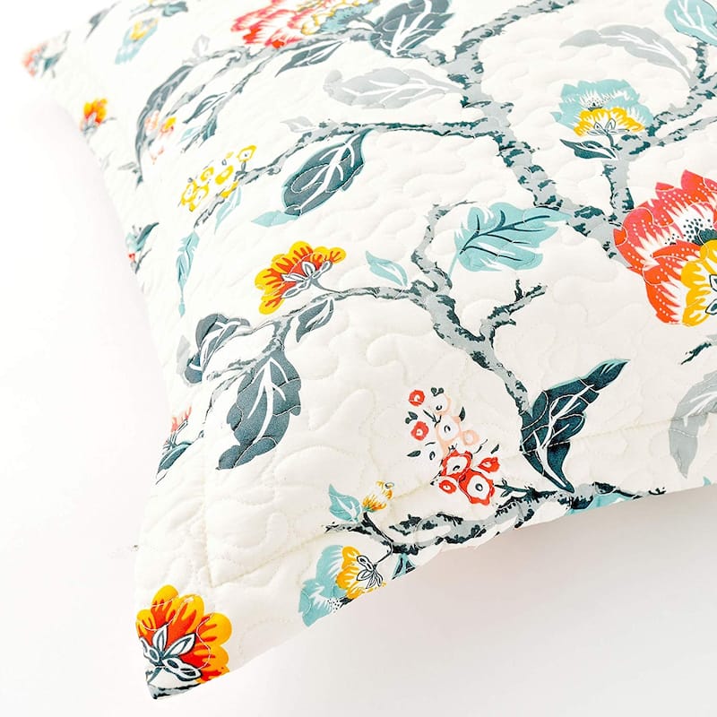 Copper Grove Ayacucho Botanical Print Euro Pillow Sham Pair