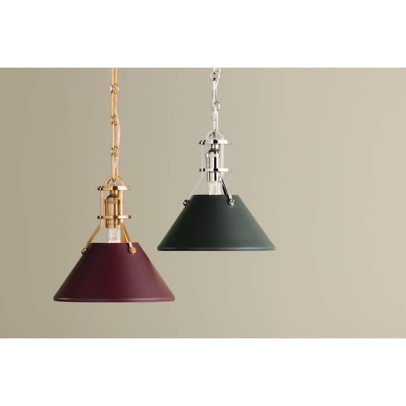 Hudson Valley Lighting Painted No.2 10" Wide Mini Pendant
