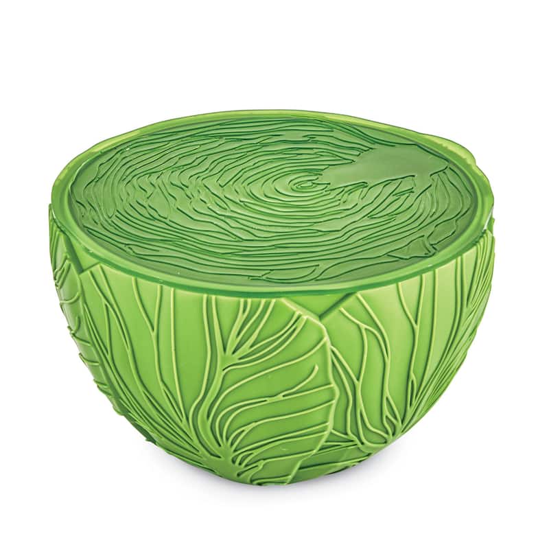 Lettuce-Shaped Lettuce Container with Strainer - 7.25 x 4.75 x 7.25