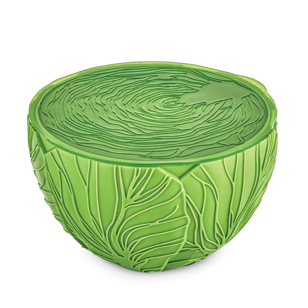Lettuce-Shaped Lettuce Container with Strainer - 7.25 x 4.75 x 7.25