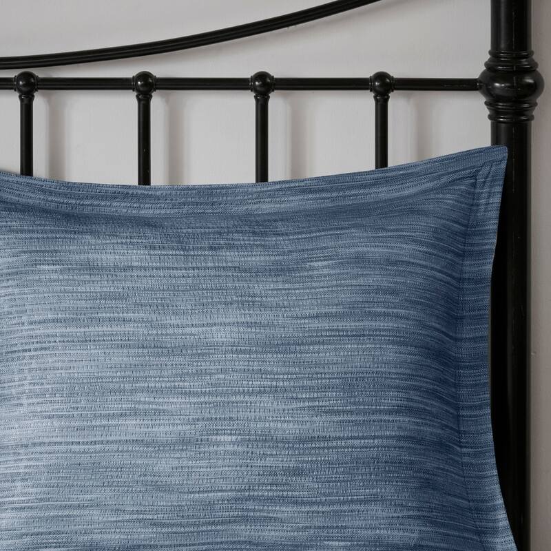 GDF Studio - Printed Seersucker Comforter Set with Decorative Pillows