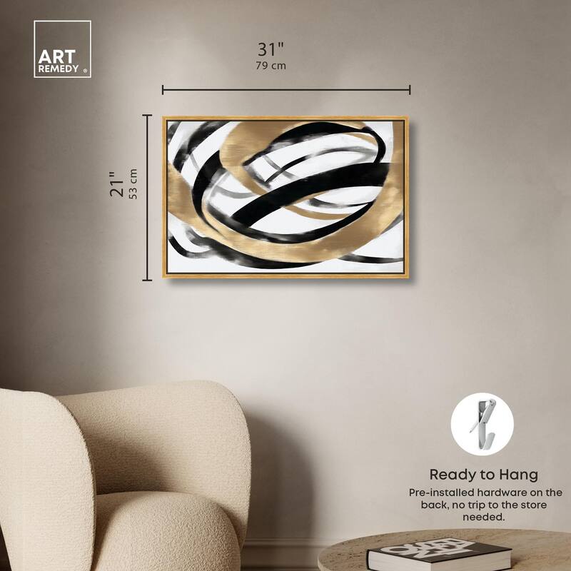 Loops of Luxury I Canvas by Art Remedy