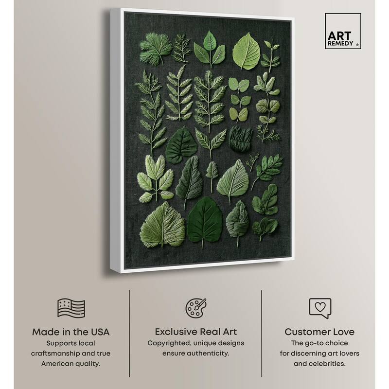 Leaf Library III Canvas by Art Remedy
