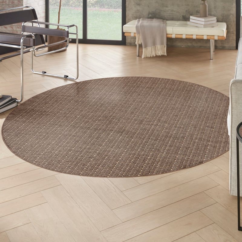 Nourison Tulum Indoor/Outdoor Striped Area Rug