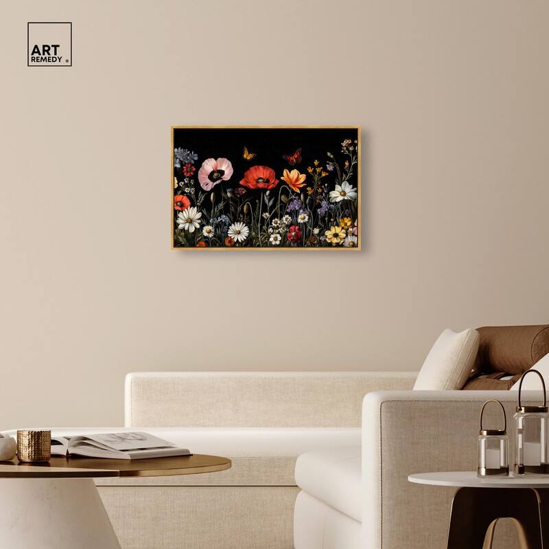 Wildflower Panorama Canvas by Art Remedy
