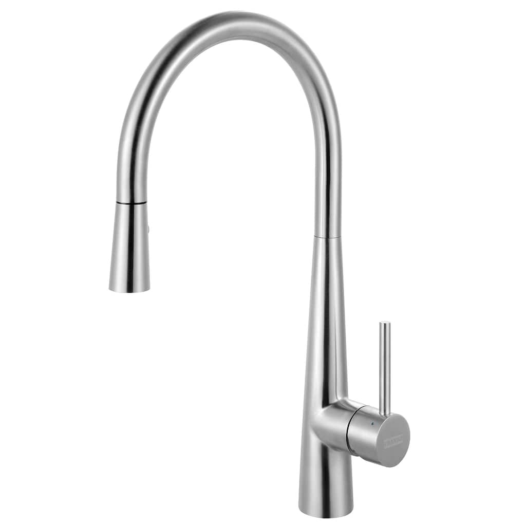 Franke STL-PD Steel 1.75 GPM Single Hole Pull Down Kitchen Faucet