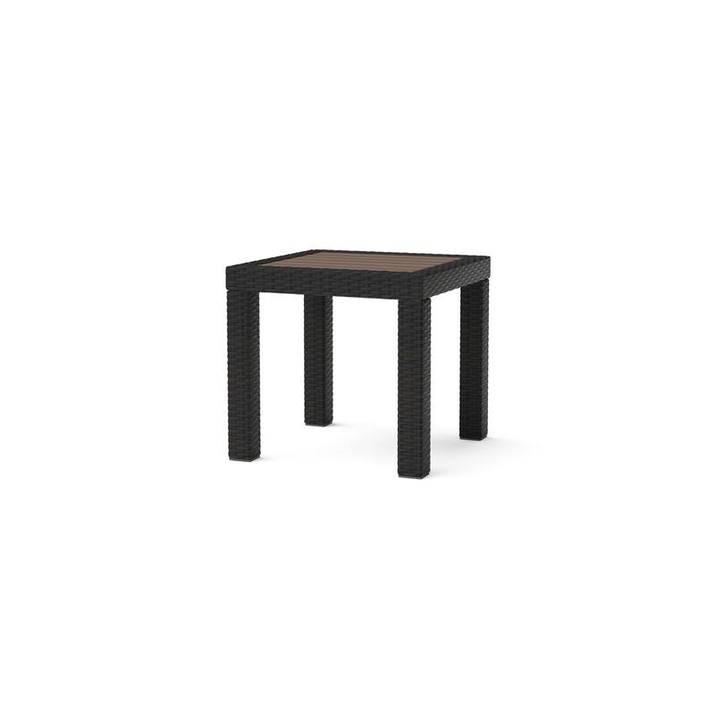 Deco 8 Piece Sunbrella Outdoor Patio Motion Fire Set with Table
