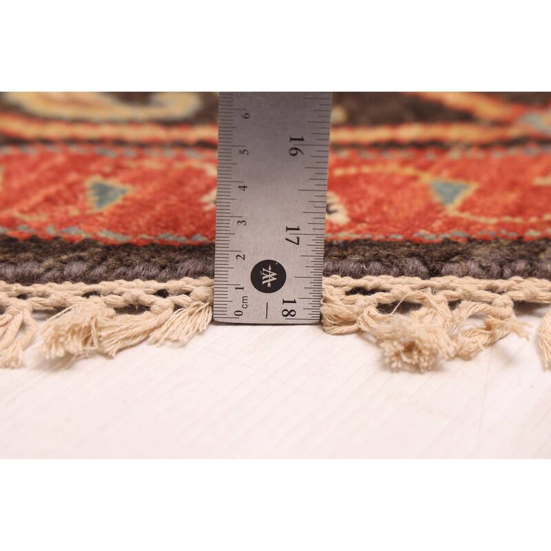 ECARPETGALLERY Hand-knotted Jules Sultane Red Wool Rug - 10'0 x 10'0