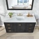 preview thumbnail 181 of 196, Altair Gazsi Bathroom Vanity with Composite Stone Countertop without Mirror