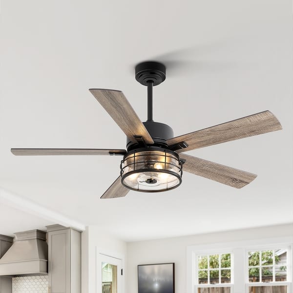 Black Farmhouse Ceiling Fan