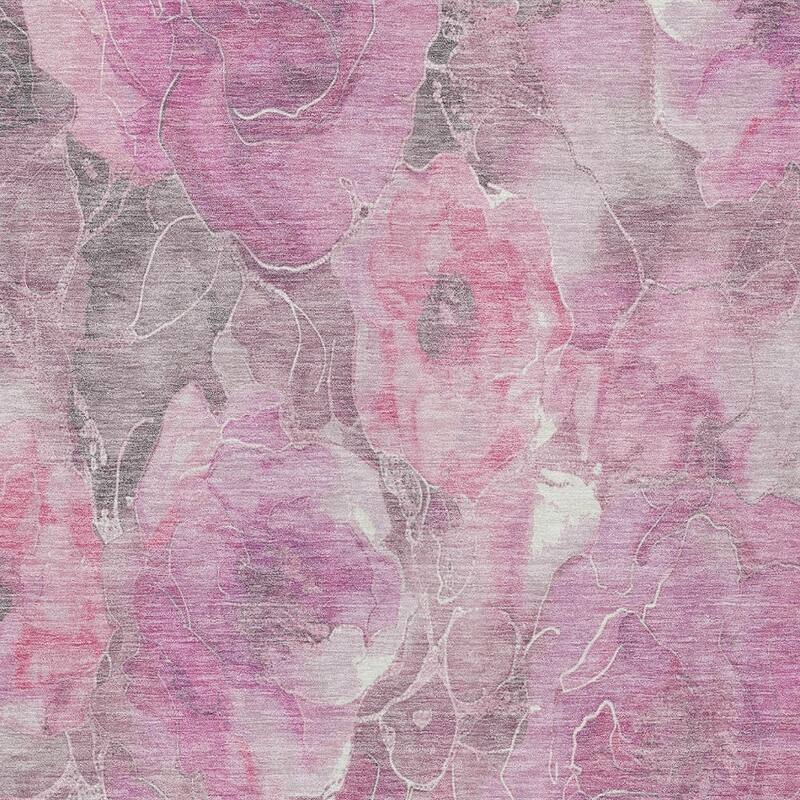 HomeRoots Floral Transitional Rectangle Outdoor Rug