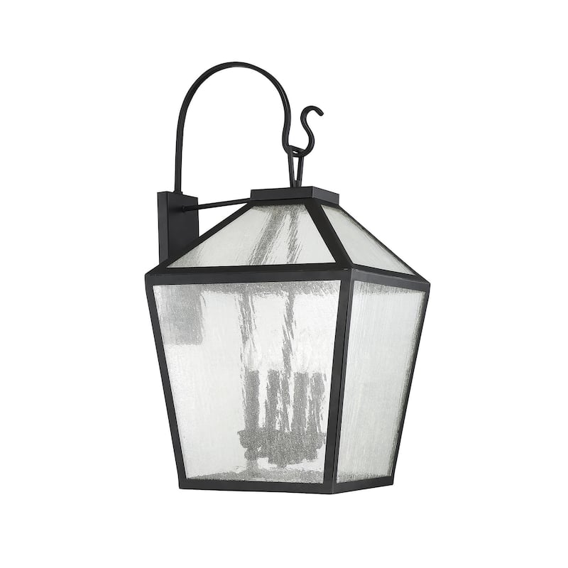Savoy House Woodstock 4 Light 31" Tall Outdoor Wall Sconce with a