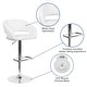 preview thumbnail 16 of 178, Vinyl Adjustable Height Barstool with Rounded Mid-Back