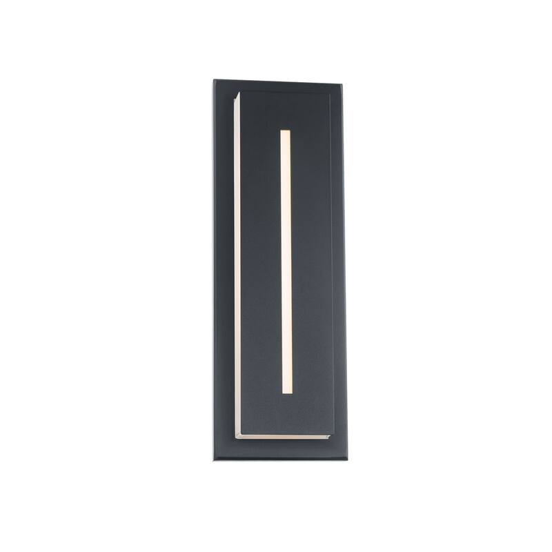 Midnight LED 16in Indoor or Outdoor Wall Light 3-CCT 3000K-3500K-4000K Set to 3000K
