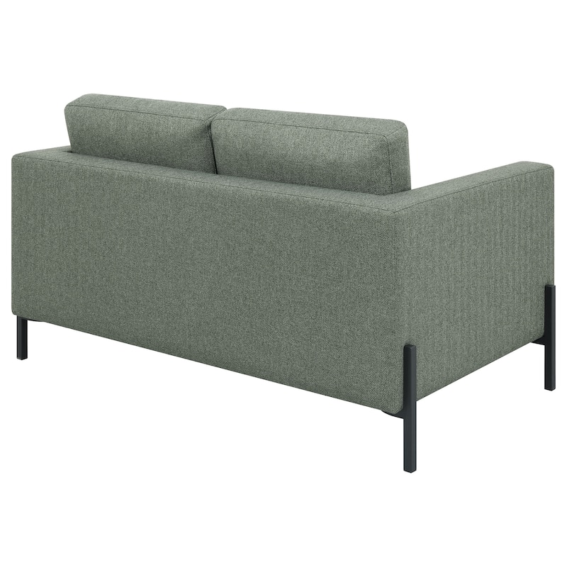 Tilly Transitional Upholstered Track Arm Loveseat