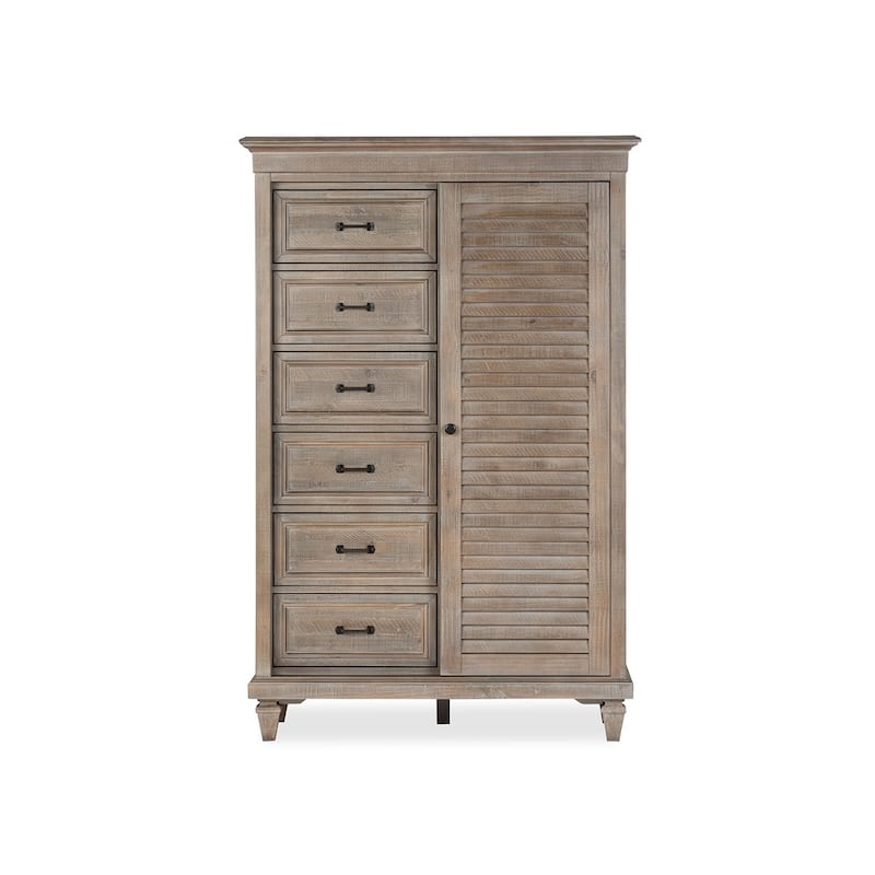 Magnussen Home Lancaster Dovetail Grey Gentleman'S Chest