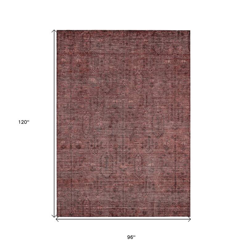 HomeRoots Southwestern Transitional Rectangle Outdoor Rug