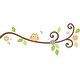 preview thumbnail 1 of 3, RoomMates Happi Scroll Branch Peel and Stick Wall Decals