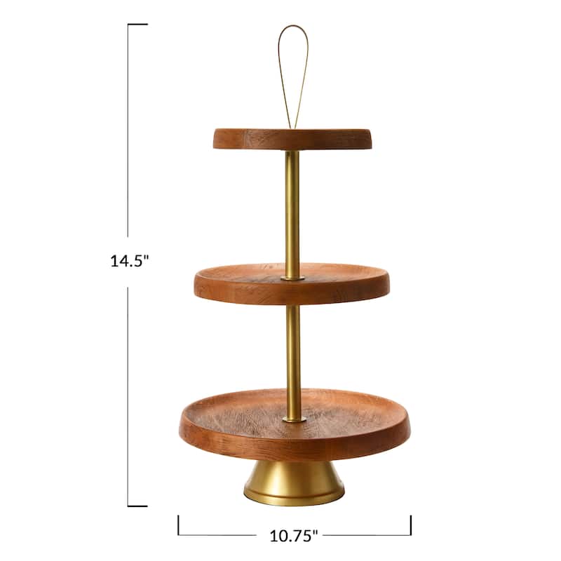 3-Tiered Tray, Cake Stand or Desert Serve ware Tower