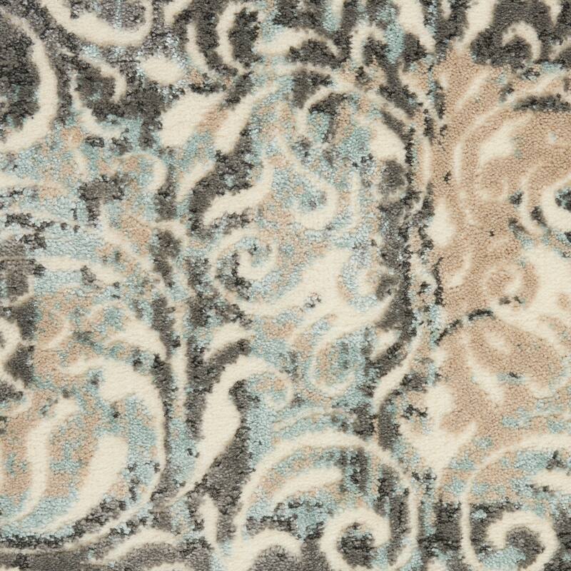 Nourison Marmara Contemporary Country Damask Area Rug