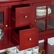 preview thumbnail 9 of 12, Middlebrook 52-inch Buffet Console - Antique Red