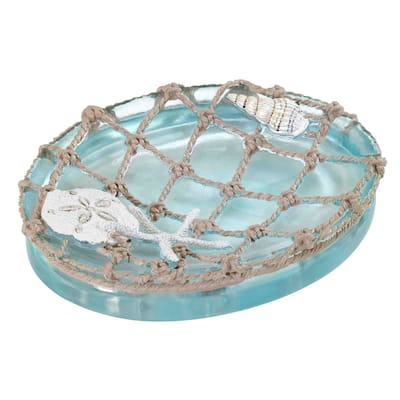 Avanti Linens Seaglass Soap Dish - Green - Soap Dish