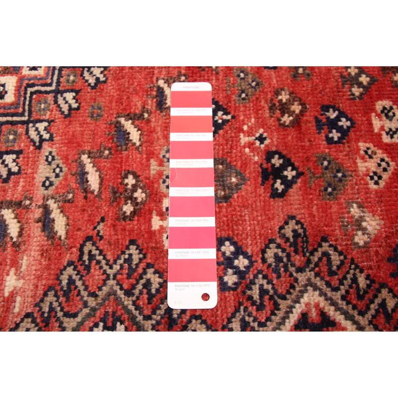 ECARPETGALLERY Hand-knotted Konya Anatolian Light Red Wool Rug - 5'4 x 9'10