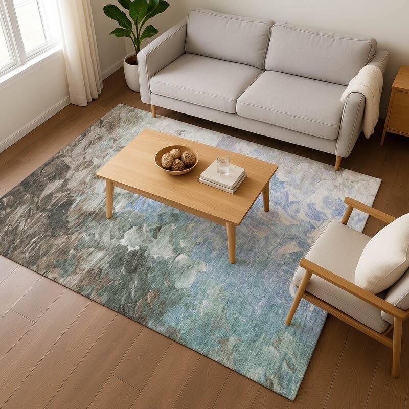 Premium Washable Super Soft Modern Current Mayfield Rug