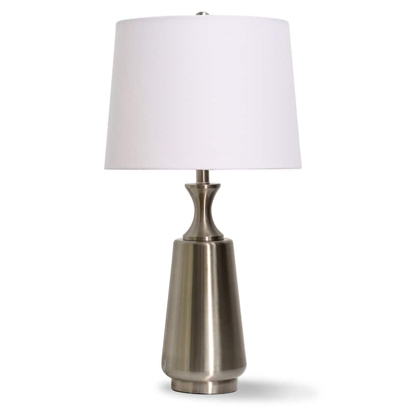 StyleCraft Brushed Brass Metal Table Lamp - Brushed Brass