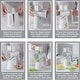 preview thumbnail 15 of 13, COOK WITH COLOR Rotary Cheese Grater with Handle Counter Suction Base 5 Blade Cheese Shredder Vegetable Chopper and Mandolin
