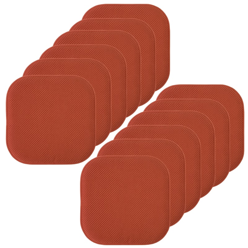 16-in. Square Non-slip Memory Foam Seat Cushions (2 OR 4)