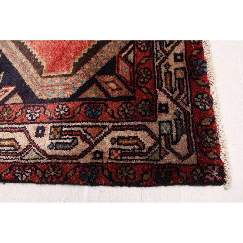 ECARPETGALLERY Hand-knotted Konya Anatolian Dark Copper Wool Rug - 3'6 x 10'8