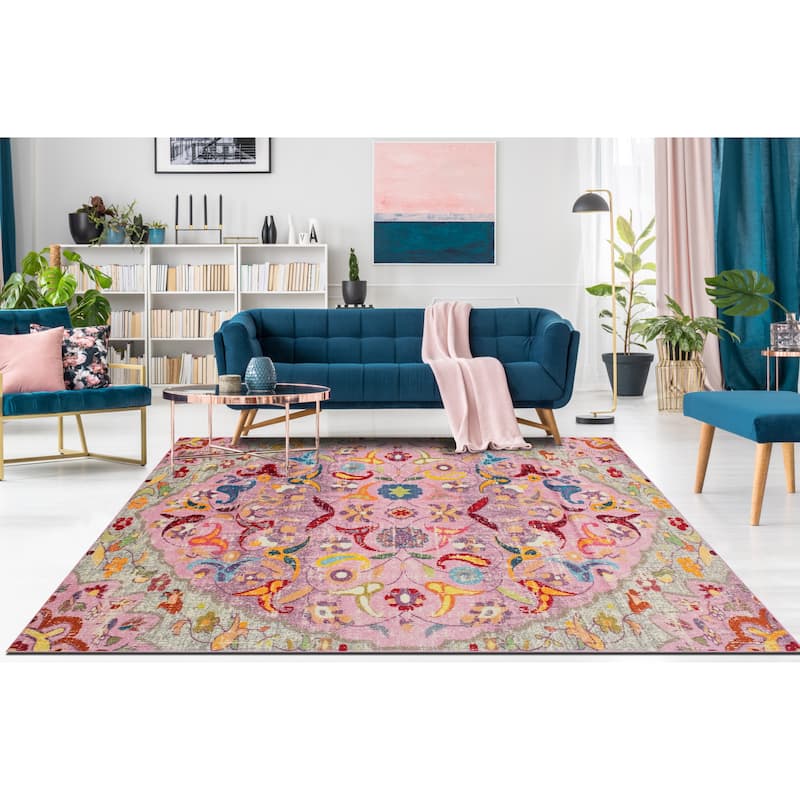 Noori Rug Sapphire Distressed Alene Rug