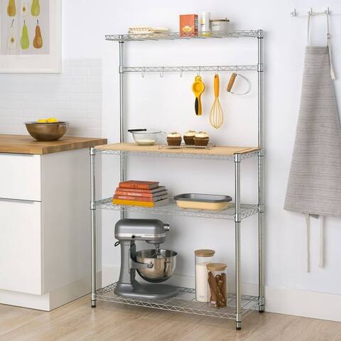 Trinity EcoStorage® Bamboo Baker's Rack