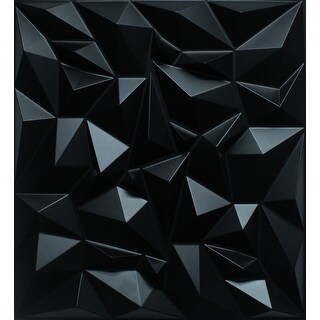 Dundee Deco 3D Wall Panels (10-Pack) - Greenish Gold Faux Slate PVC, 3.3ft X 1.6ft Each - View #11