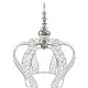 preview thumbnail 8 of 15, Crystal Bead Crown Decor Centerpiece Accent Piece Tabletop