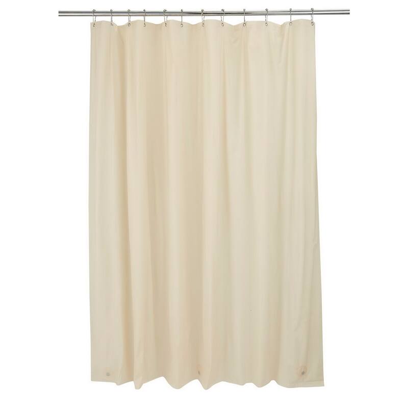 Bath Bliss Splash Guard Shower Liner in Beige