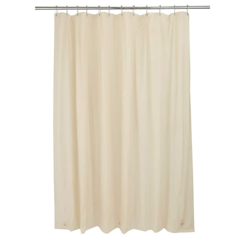 Bath Bliss Splash Guard Shower Liner in Beige