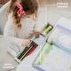 preview thumbnail 5 of 6, Mount-It! Kids Desk and Chair Set, Height Adjustable Ergonomic Children's School Workstation with Storage Drawer