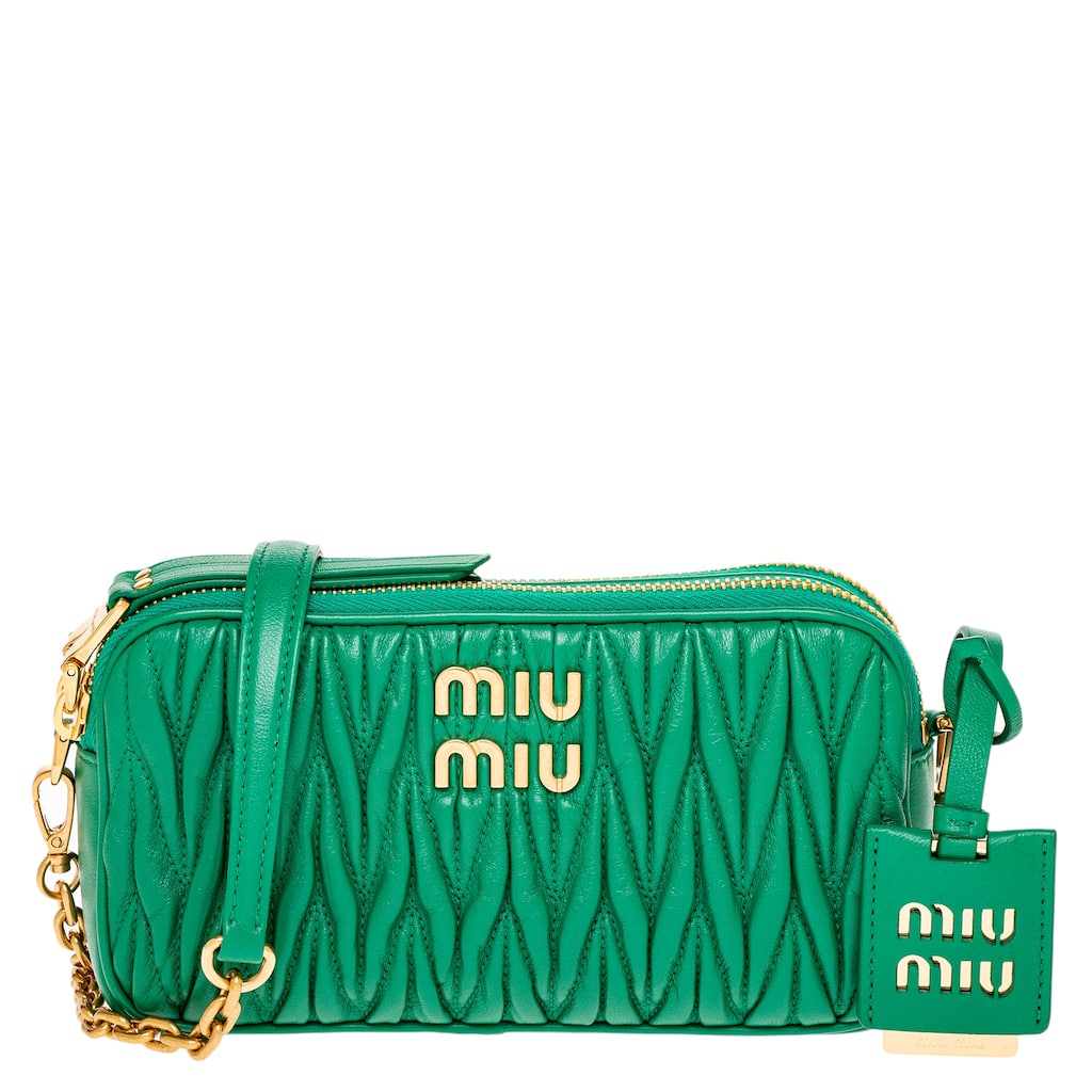 Miu Miu Matelasse Leather Mini Bag