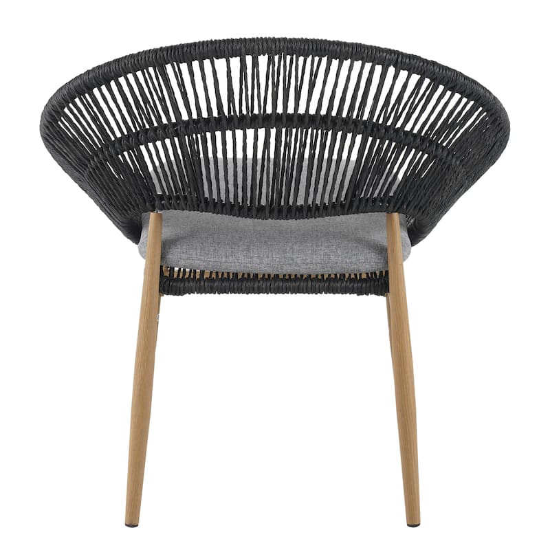 Christopher Knight Home - James Patio Iron Dinning Chairs (Set of 2)