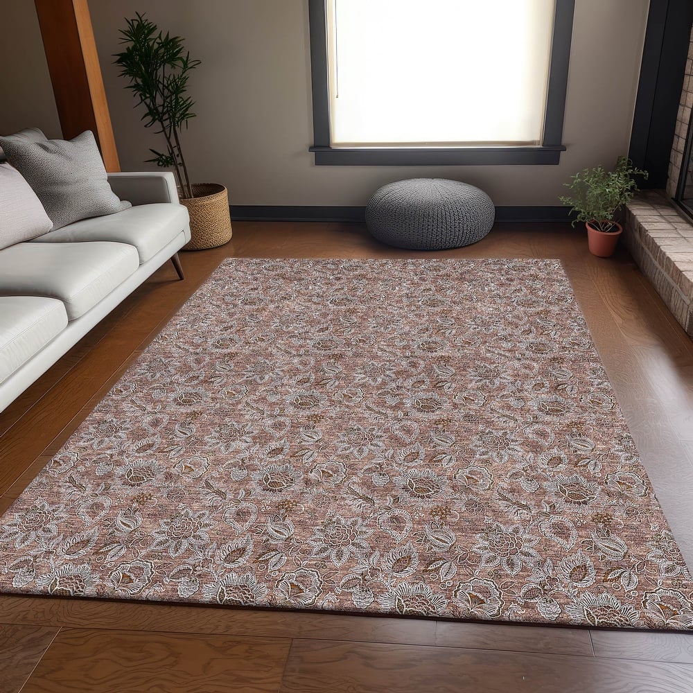 Premium Washable Super Soft Floral Mayfield Rug