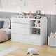preview thumbnail 2 of 15, Timechee 47.2"W 5 Drawers Wooden Changing Table Dresser