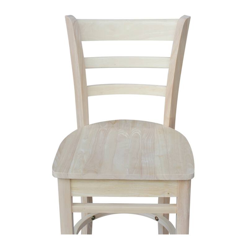 International Concepts Solid Wood Emily Dining Stool