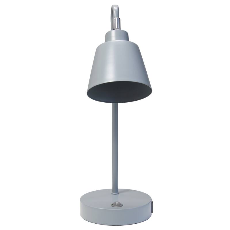 Looped Desk Lamp with Adjustable Shade - 16" - Gray
