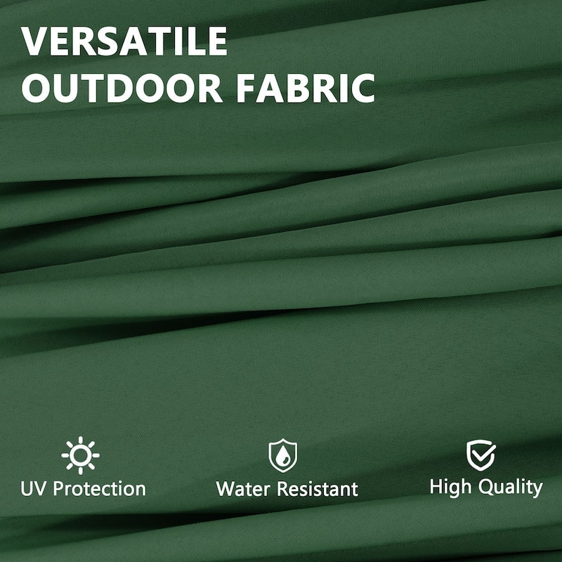 Ainfox 13Ft Large Outdoor Patio Umbrella with Crank With Base