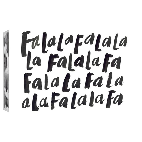 PTM Images 9-102084 PTM Canvas Collection 8" x 10" - "Falala 1" Giclee Holiday Art Print on Canvas